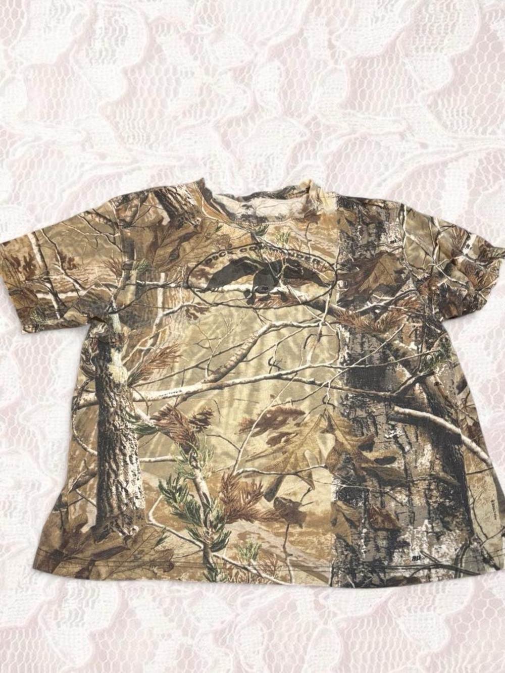 Mossy Oak Men's Short Sleeve Camo Tee - Brown/Green